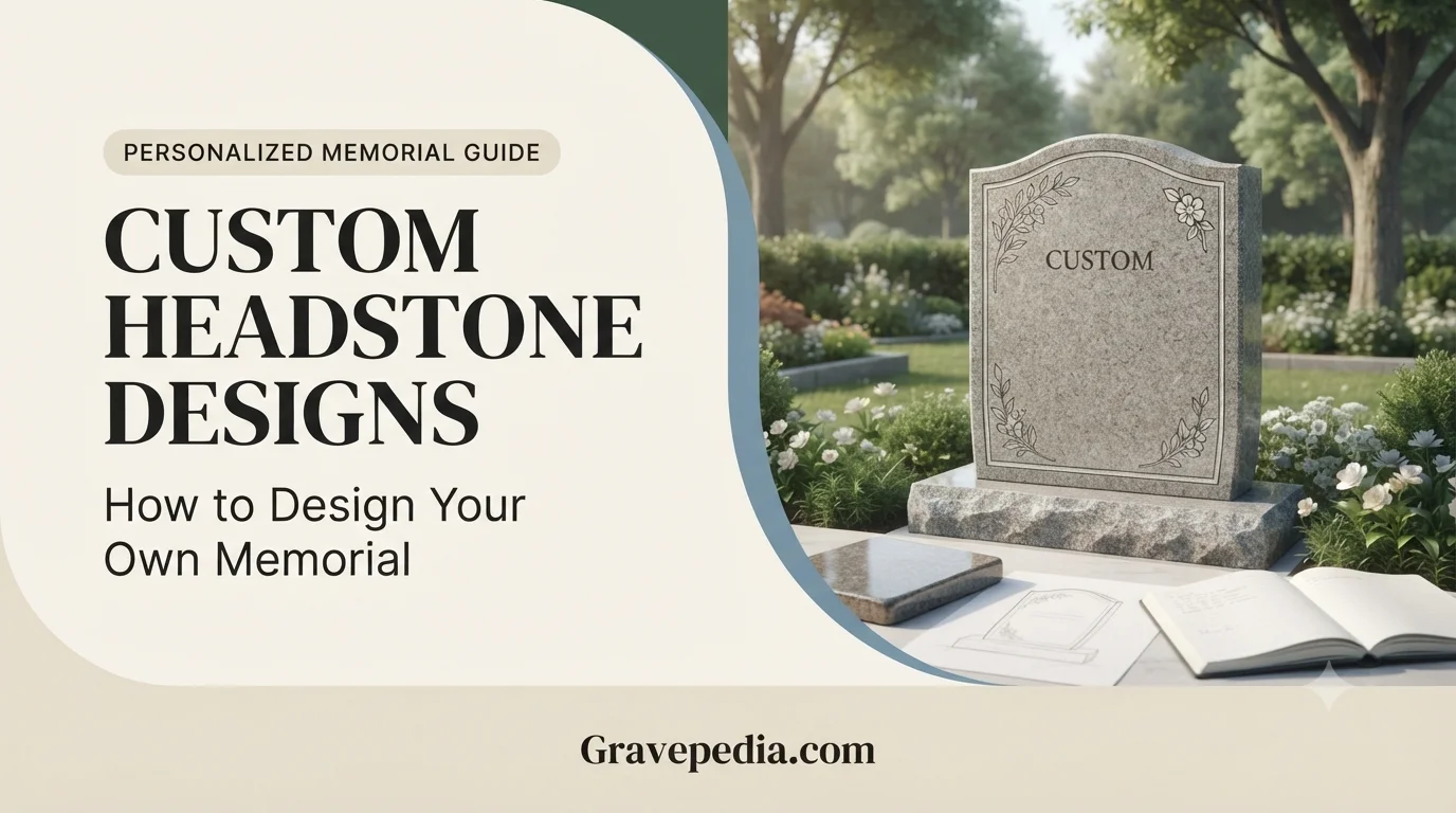 Custom headstone designs guide