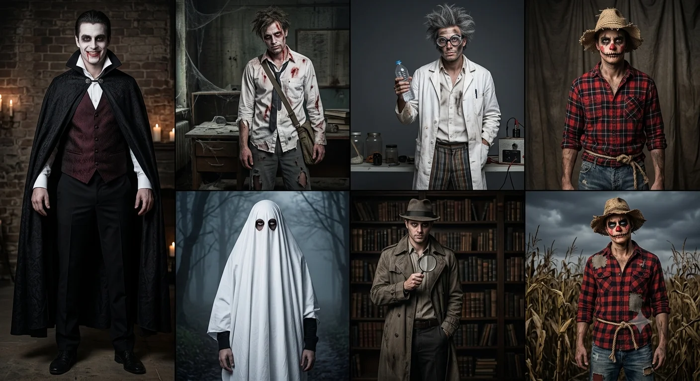DIY Halloween costumes for men made from items you already own at home