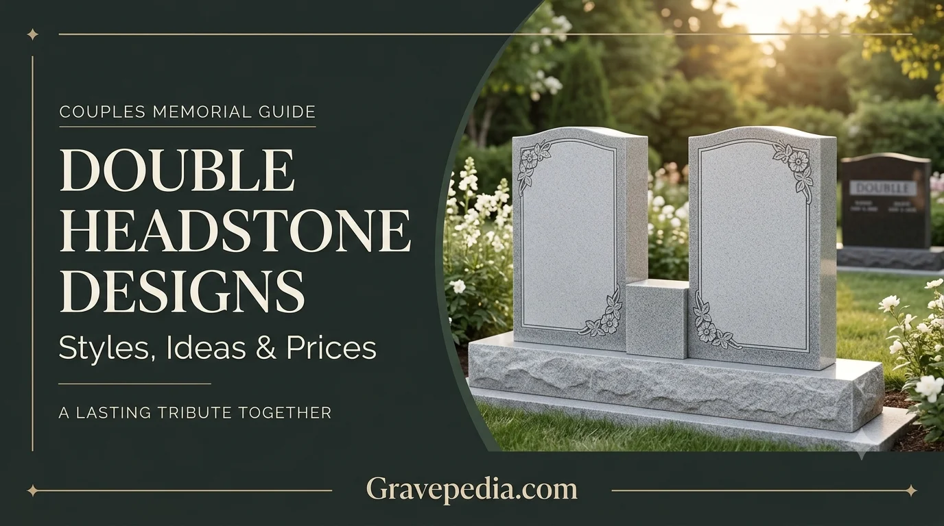 Double Headstone Designs for Couples: Styles, Ideas and Prices