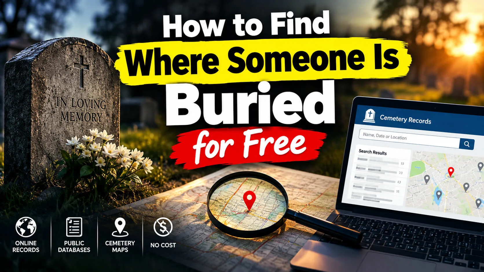 How to Find Where Someone Is Buried for Free