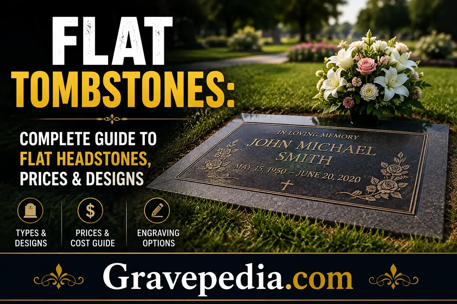 Flat Tombstones: The Ultimate Guide to Flat Headstones, Prices & Designs 2026