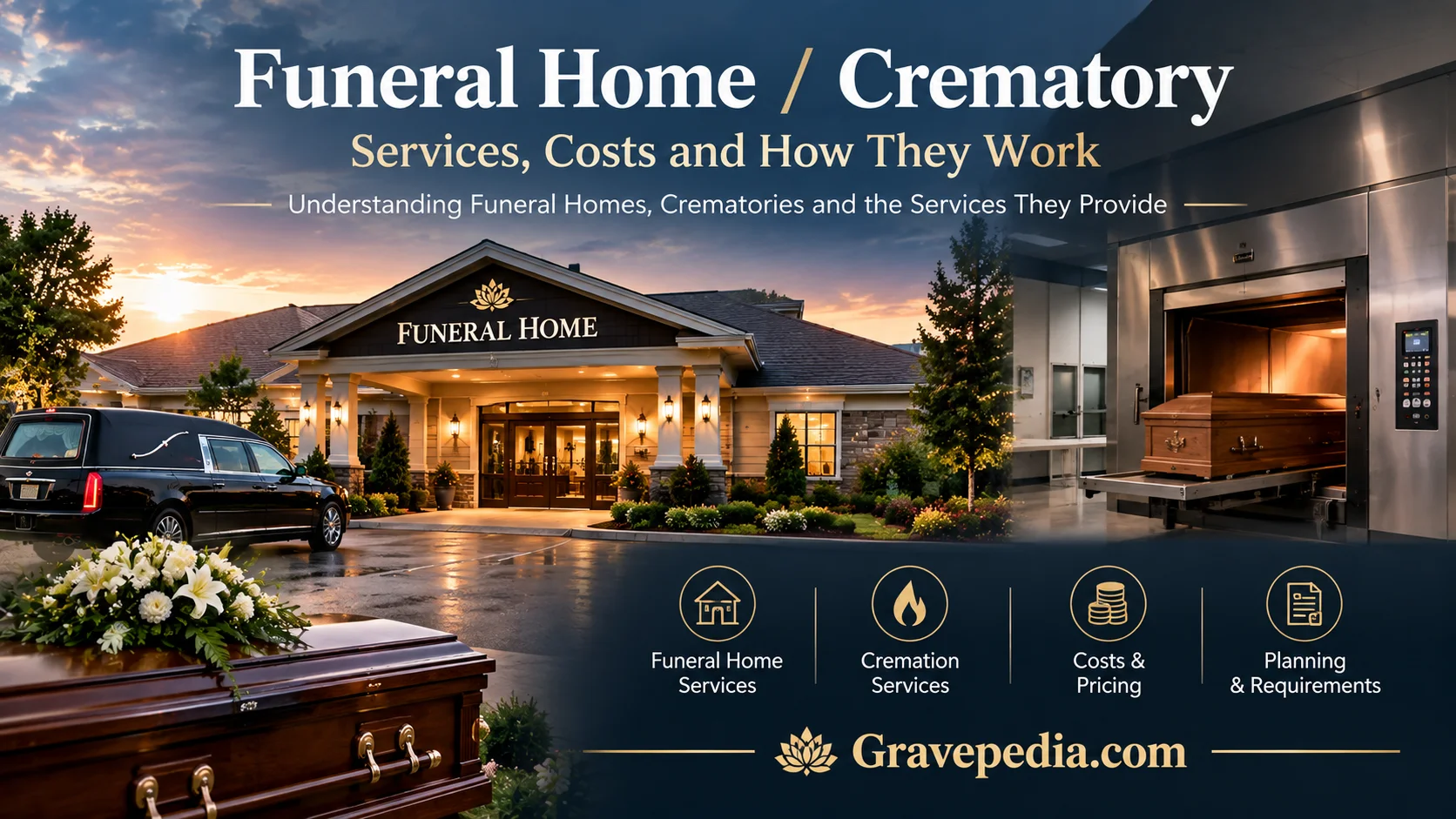 Funeral Home and Crematory: Services, Costs and How They Work