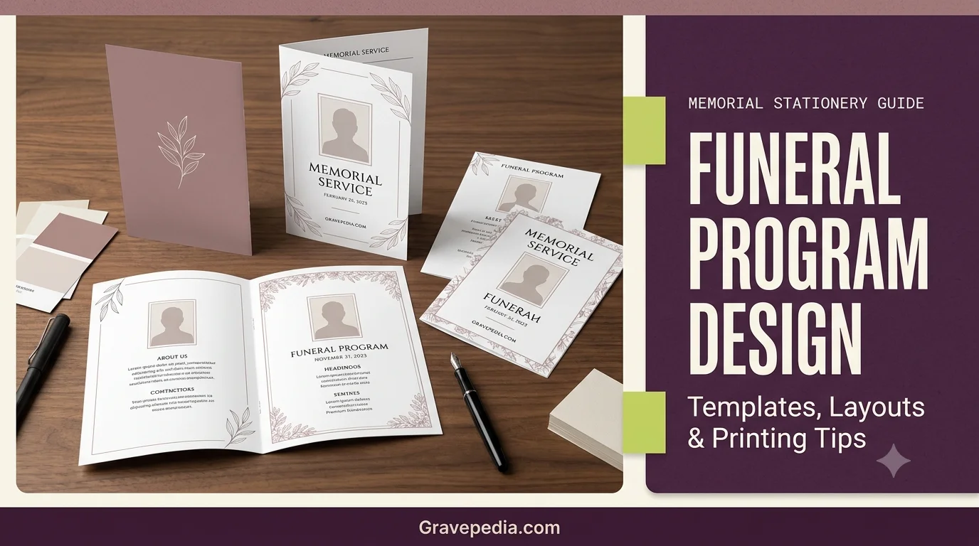 Funeral Program Design: Templates, Layouts and Printing Tips