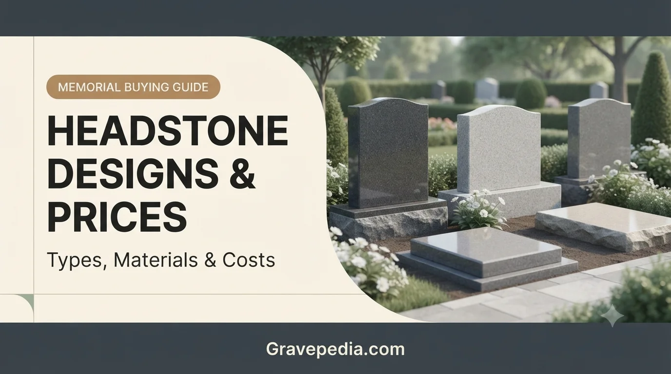 Headstone designs and prices guide
