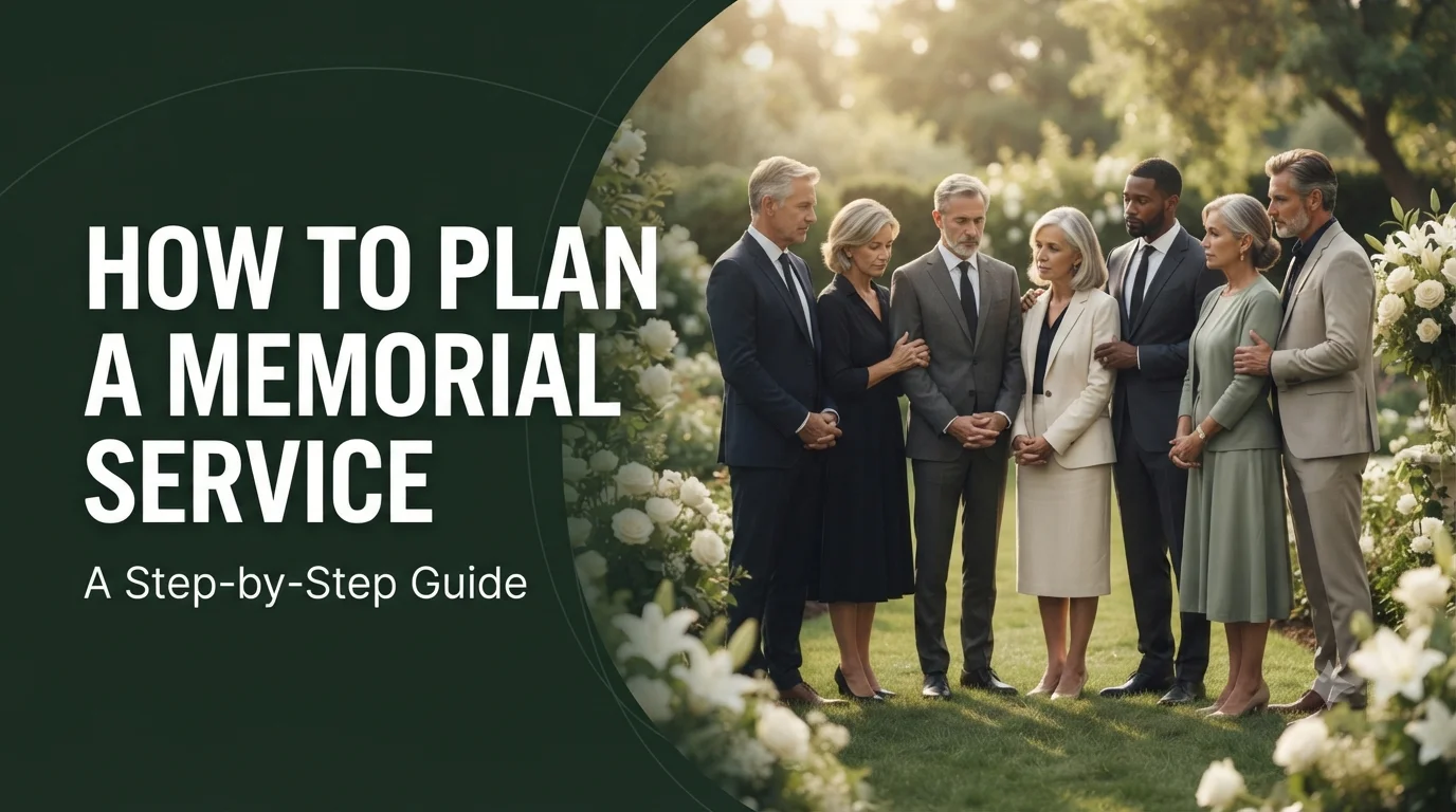 How to plan a memorial service guide