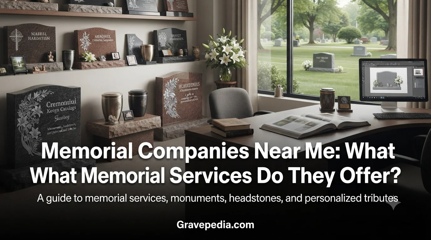 Memorial Companies Near Me: What Memorial Services Do They Offer?