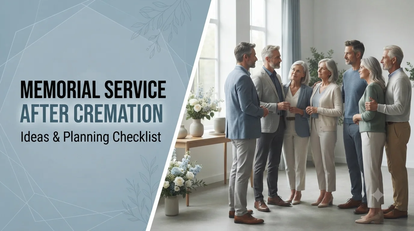 Planning a memorial service after cremation guide