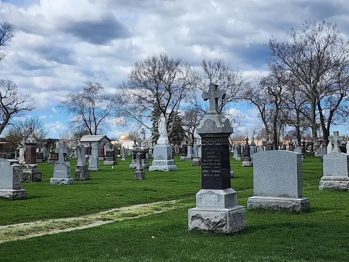 Resurrection Cemetery in Illinois, USA, home of the famous Resurrection Mary ghost legend
