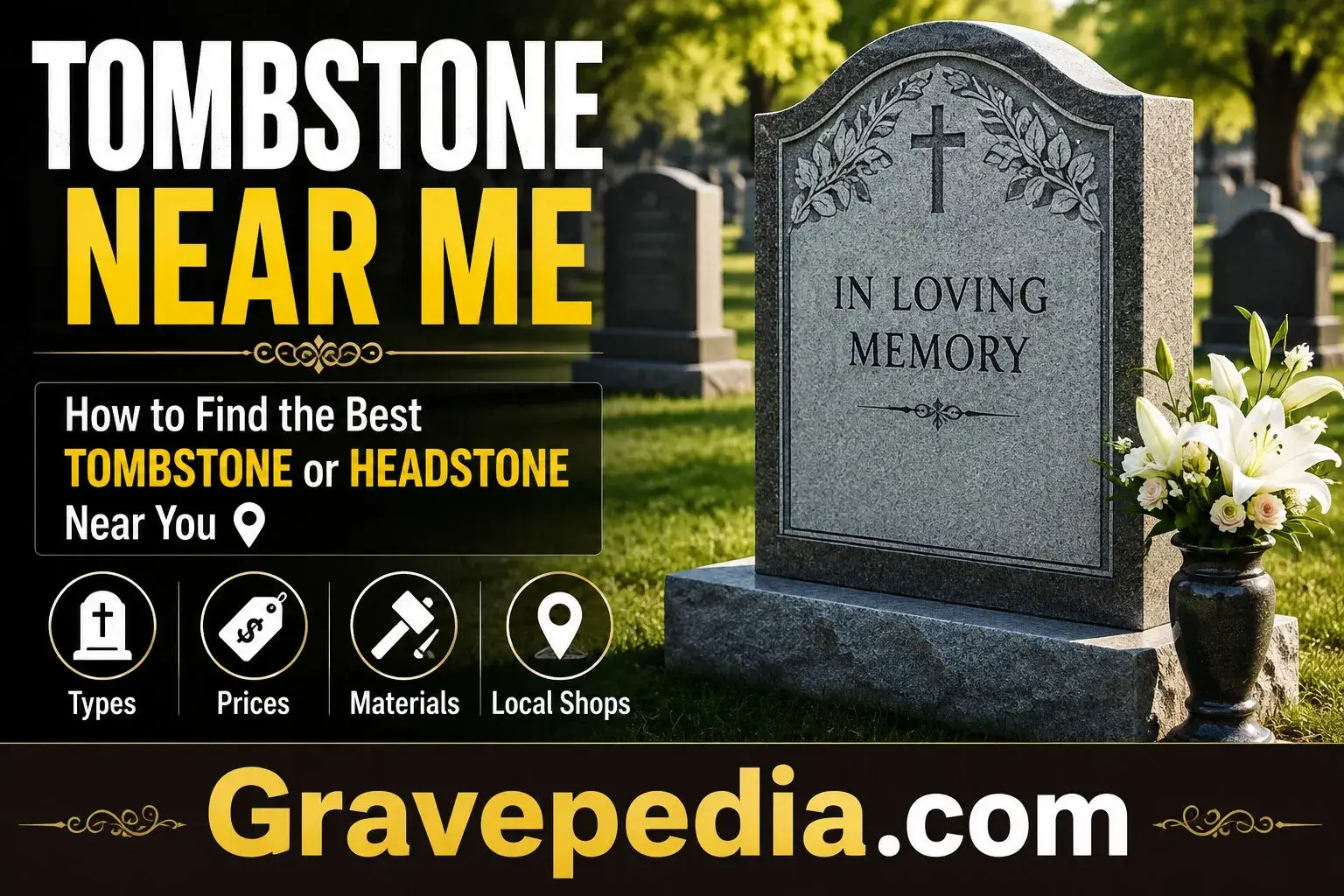 Tombstone Near Me: How to Find a Tombstone or Headstone Nearby