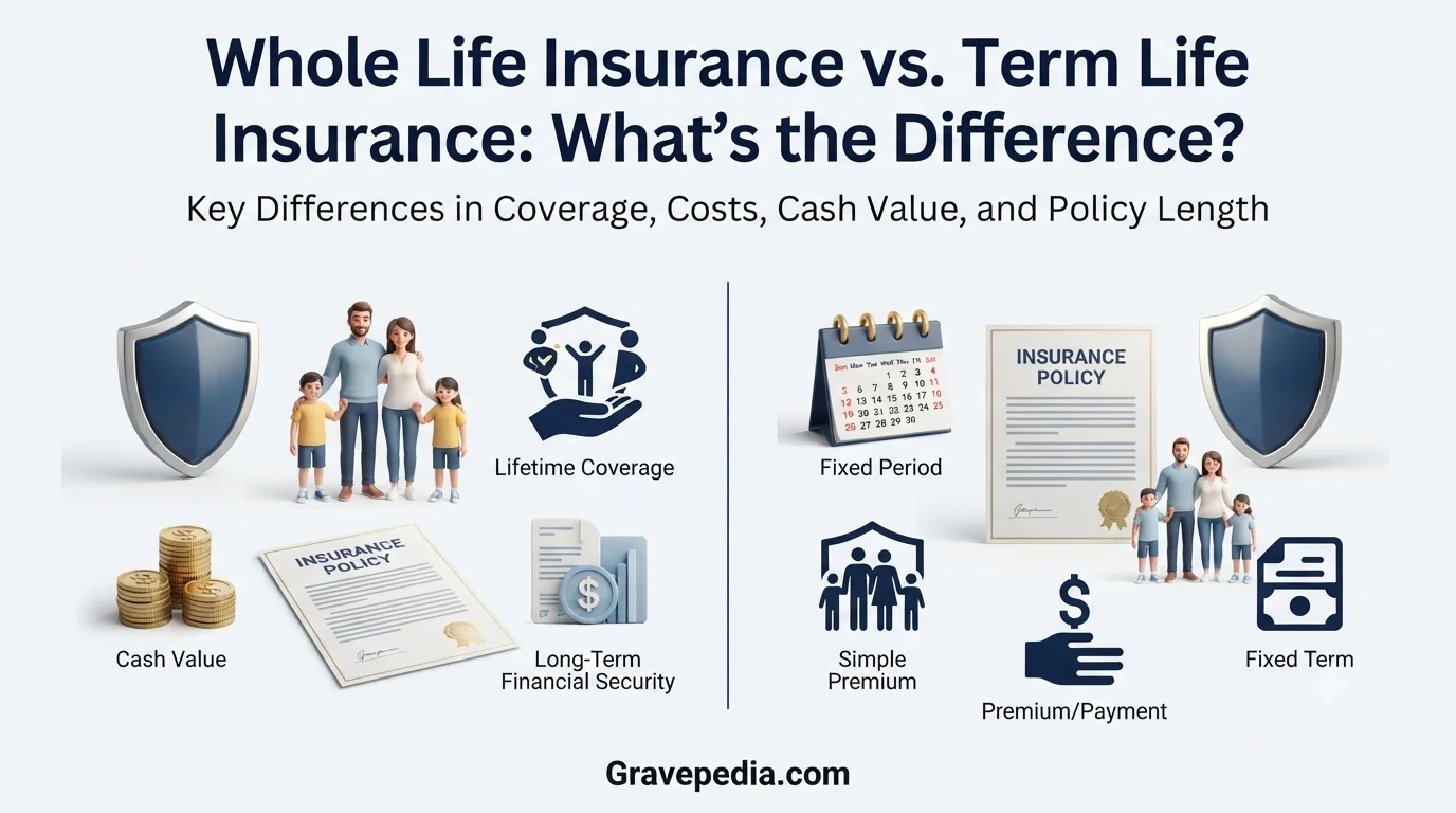 Whole Life Insurance vs Term Life Insurance: What's the Difference?